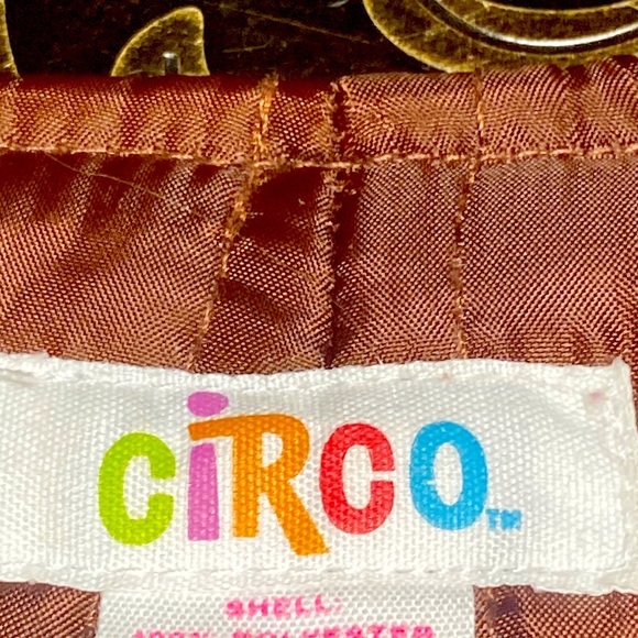 Circo Girls Ski Suit Pink & Brown Heart Print 100% Polyester Snow Bib Overall 3T - Picture 4 of 8